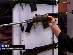 SUSA_4310_SHOT2024_030424. Ruger Mini Fourteen A Team Gun